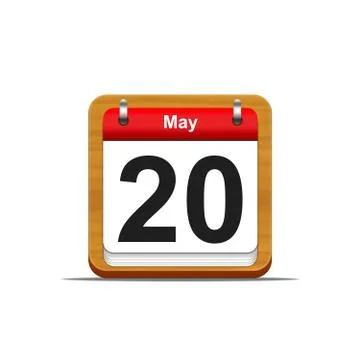 May 20. Stock Illustration