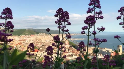 May 2020. Time-lapse and footage of Salerno Panorama Stock Footage 130390909