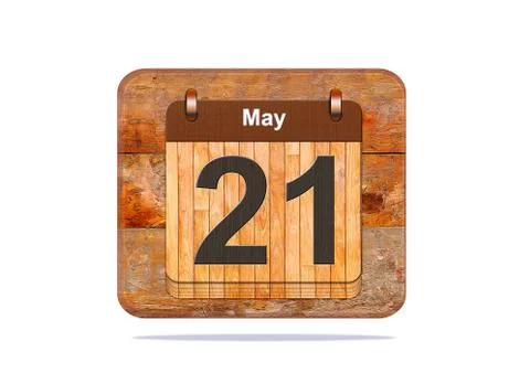 May 21. Stock Illustration
