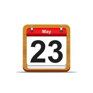 May 23. Stock Illustration