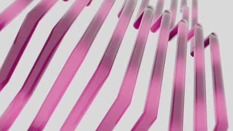 May 24 2026 Abstract Pink Magenta Striped Energy Wave Flow Loop 4K Stock Footage 335598382