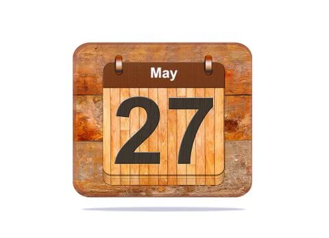May 27. Stock Illustration