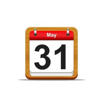 May 31. Stock Illustration