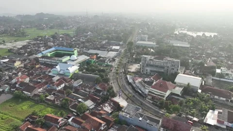May 4, 2023, Cianjur, The crowded central city of Cianjur, West Java Stock Footage 275486496