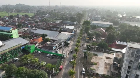 May 4, 2023, Cianjur, The crowded central city of Cianjur, West Java Stock Footage 275486648