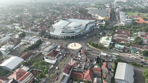 May 4, 2023, Cianjur, The crowded central city of Cianjur, West Java Stock Footage 275486661