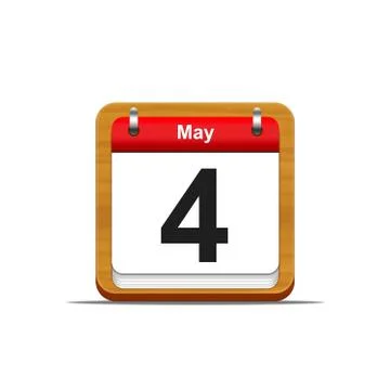 May 4. Stock Illustration