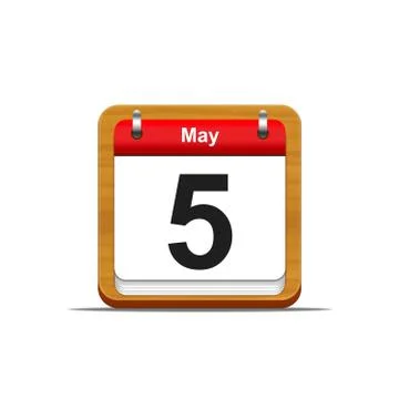 May 5. Stock Illustration