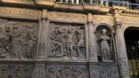 May 7, 2026 - Barcelona, Spain - Interior of Barcelona Cathedral Stock Footage 325746356