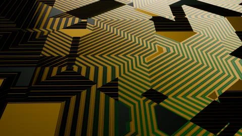 May 7 2026  Golden Digital Circuitry Grid with High Tech Aesthetic イラスト素材