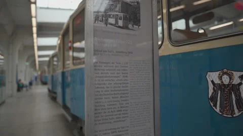 May 8, 2022, Munich, Germany. MVG Museum. MVG Munchner Verkehrsgesellschaft Stock Footage 207443586