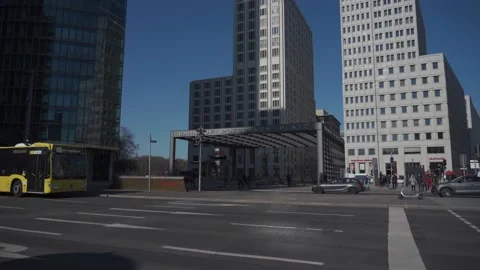 May 9, 2022. Germany. Berlin. Potsdamer Platz Bahnhof. The main entrance of the Stock Footage 219117556