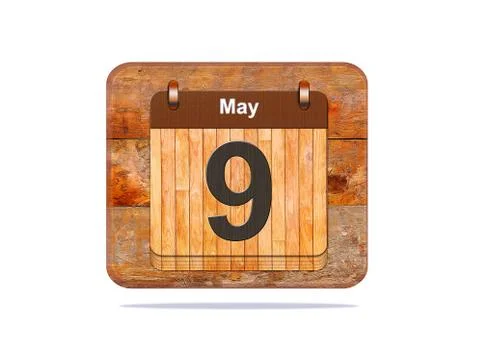May 9. Stock Illustration