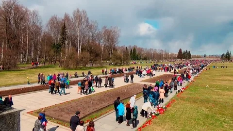May 9 - Victory Day, a day of remembrance and sorrow of the Russian people Video stock 75658760