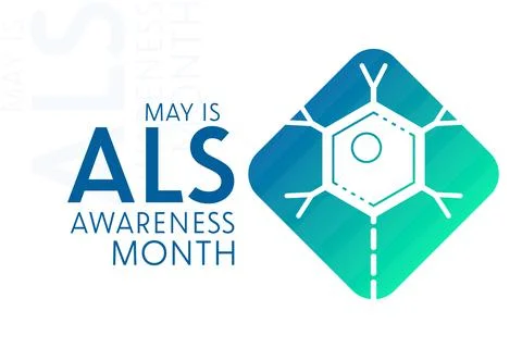 May is ALS Awareness Month. Vector illustration. Holiday poster. Stock Illustration