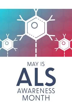 May is ALS Awareness Month. Vector illustration. Holiday poster. Stock-Illustration