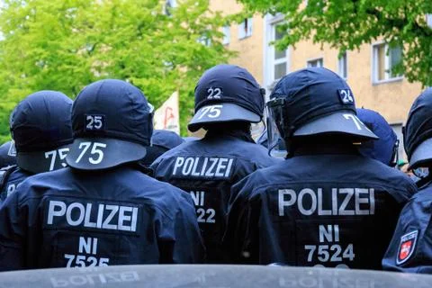 May Day Berlin 2017 Stock Photos
