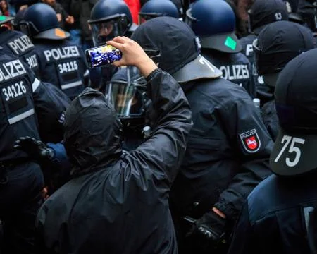May Day Berlin 2017 Foto stock