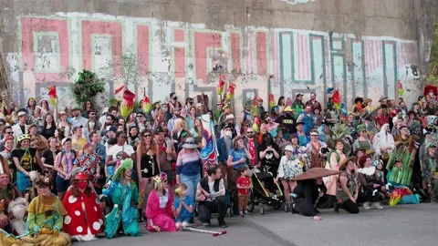 May Day parade 2022 Video stock 189474057