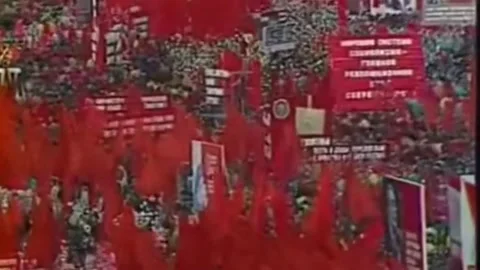 May Day parade, Moscow, 1976 P2 - 109of156 Stock Footage 267030853