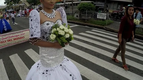 May flower pageantry Stock Footage