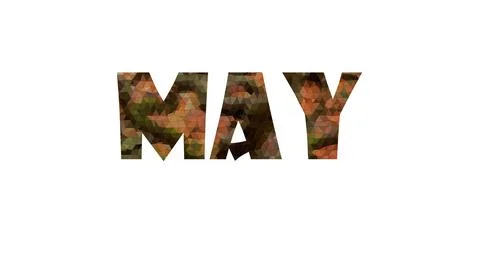 MAY Stock Illustration