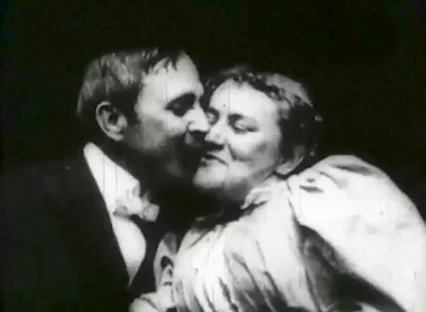 May Irwin kiss Stock-Footage 153439917