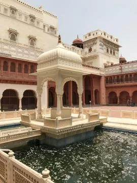 May view between Junagarh Fort , Historical place in Bikaner Stock Photos
