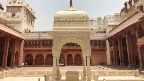 May view between Junagarh Fort , Historical place in Bikaner Stock Photos