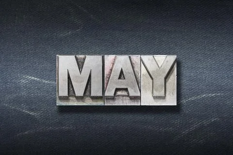 May word den Stock Photos