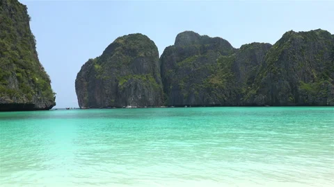 Maya Bay, Ko Phi Phi Le Thailand Stock Footage 273137102