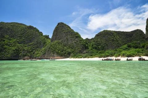 Maya bay Foto stock