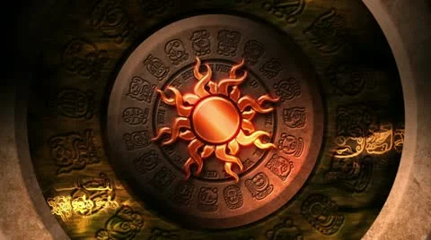 Maya Calendar Animation - HD Loop 164 Stock-Footage 10827643