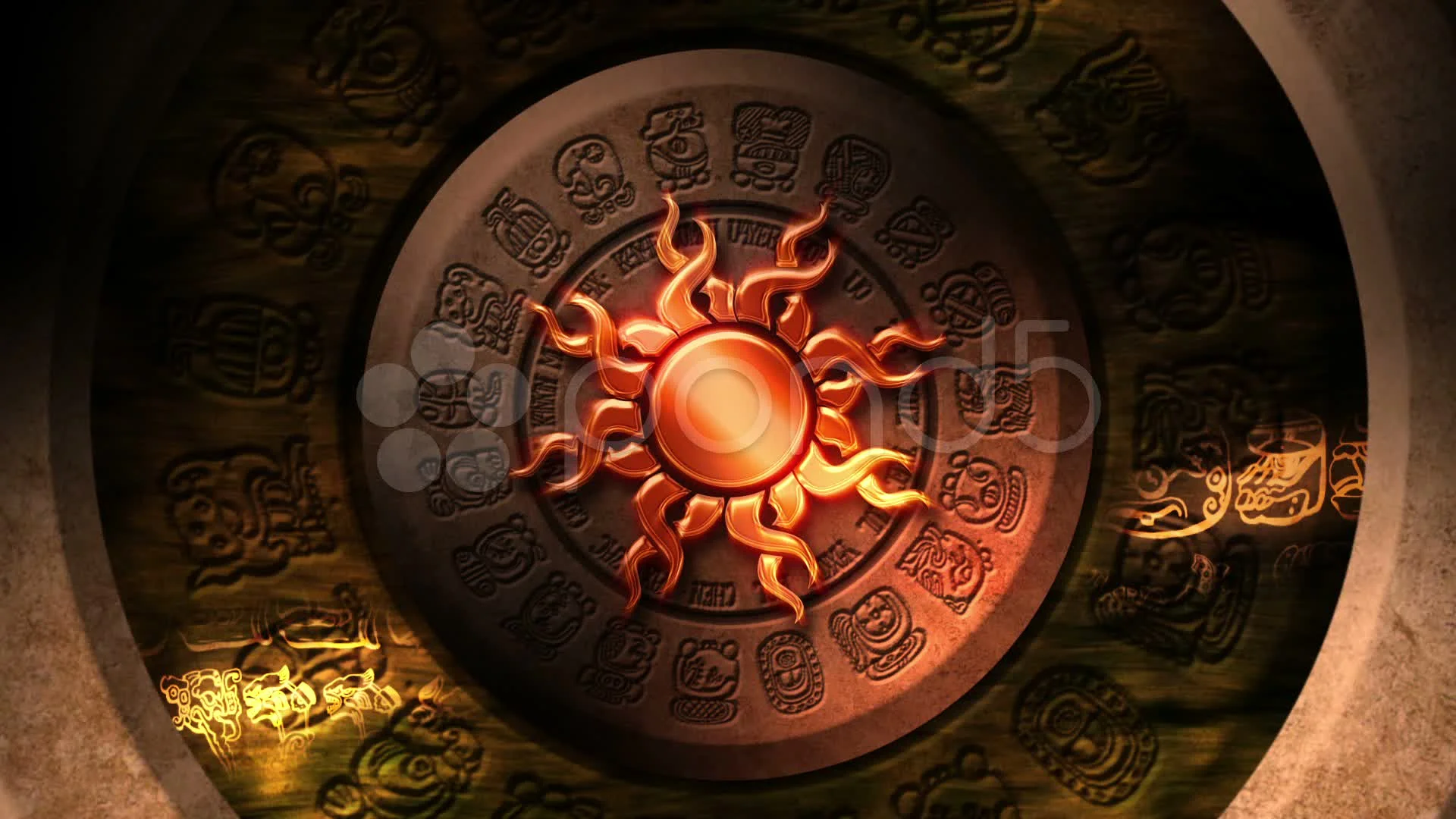Maya Calendar Animation - HD Loop 164 | Stock Video | Pond5