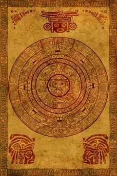 Maya calendar Stock Illustration