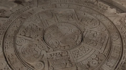 MAYA CALENDAR MACKRO MOTION Stockbeeldmateriaal 103856446