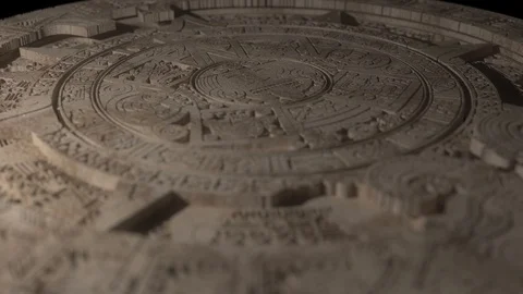 MAYA CALENDAR MACKRO STATIC Stockbeeldmateriaal 103856451