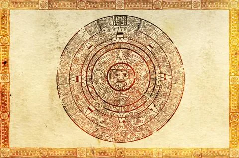 Maya prophecy Stock Illustration