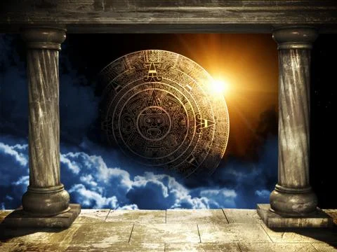 Maya prophecy Stock Illustration