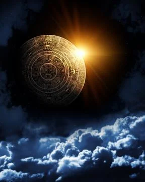 Maya prophecy Stock Illustration