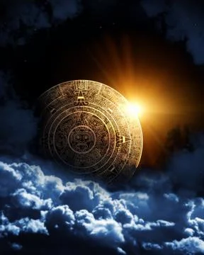 Maya prophecy Stock Illustration