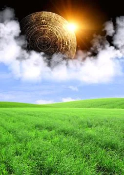 Maya prophecy Stock Illustration