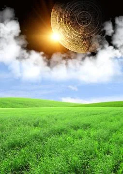 Maya prophecy Stock Illustration
