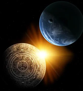 Maya prophecy Stock Illustration