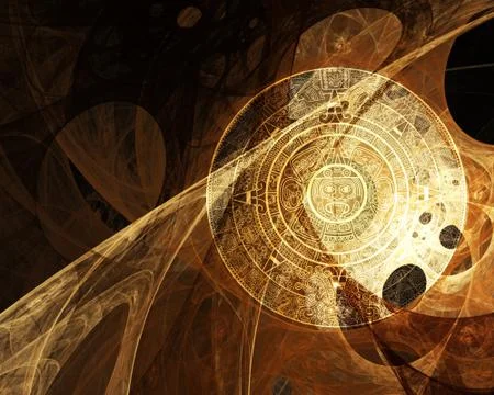 Maya prophecy Stock Illustration