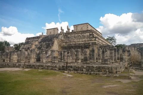Maya Pyramid, Chichen-Itza , Mexico Stock Photos