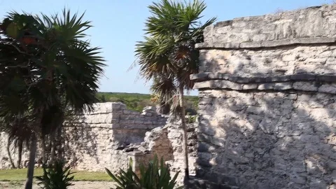 Maya Ruins in Tulum Stock-Footage 105215646