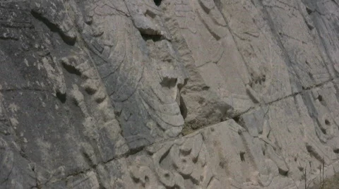 Maya temples at Chichen Itza Stock Footage 420474