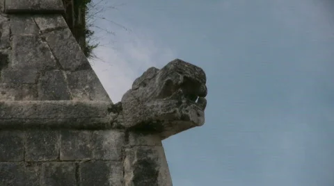 Maya temples at Chichen Itza Stock Footage 420502