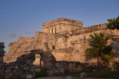 Mayan city of Tulum Stock Photos